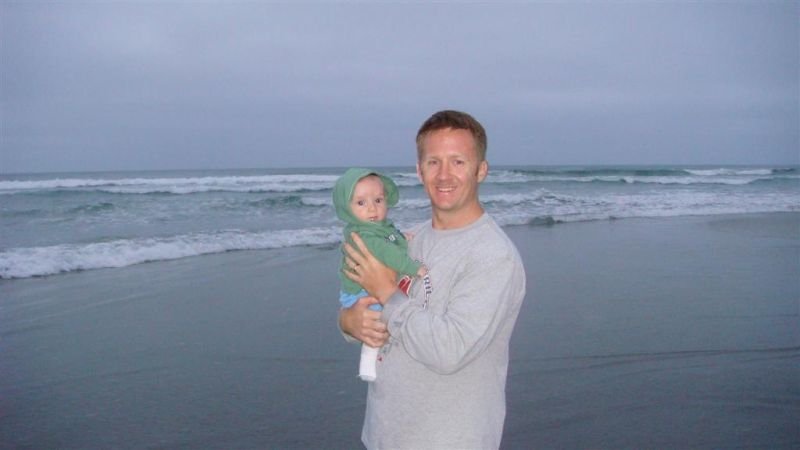 Trey & Daddy @ Dog Beach 2